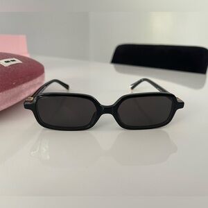 MIU MIU
Rectangular-frame acetate sunglasses